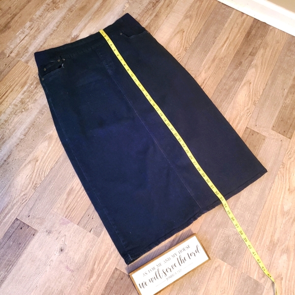 Bend Over Dresses & Skirts - Bend Over Dark Wash Jean Skirt